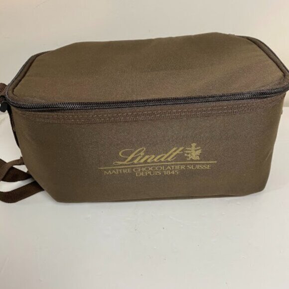 Lindt Maître Chocolatier Suisse Depuis 1845 Brown Insulated Cooler Bag Medium - Picture 6 of 8